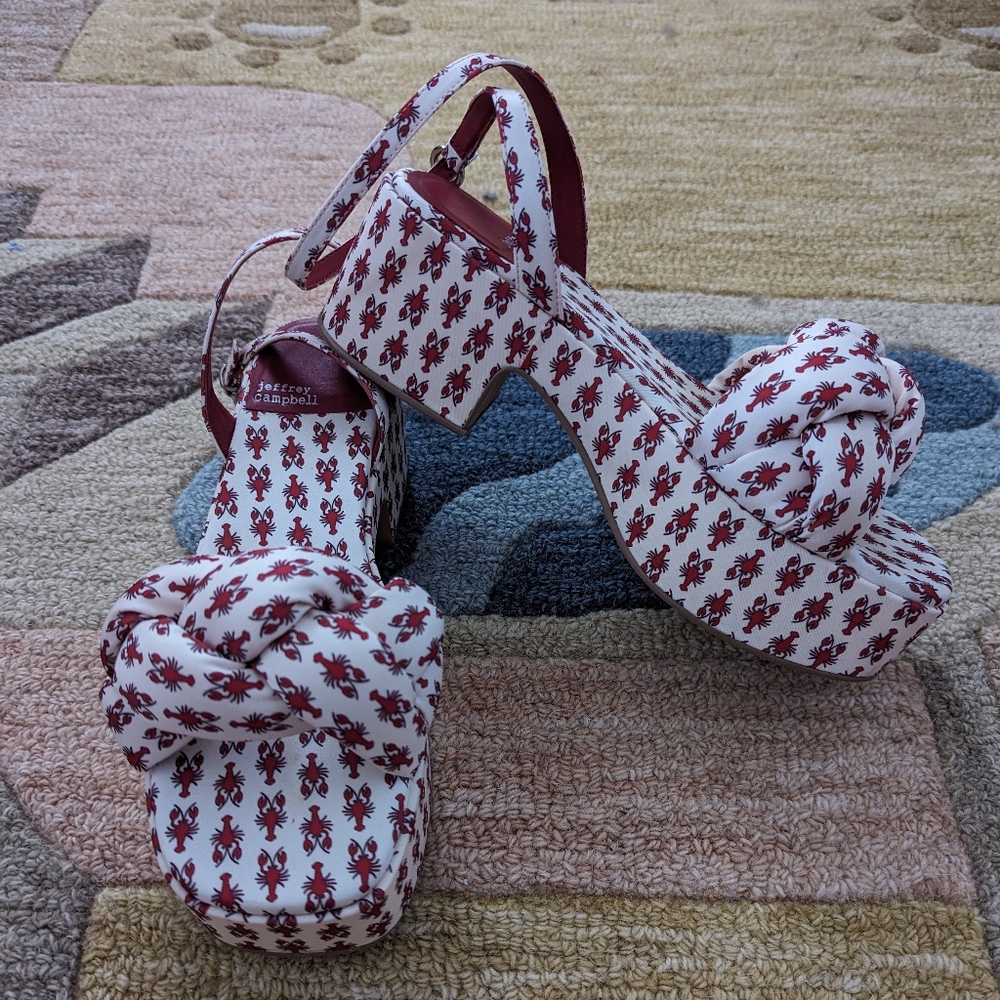 Jeffrey Campbell Puffy Lobster Sandal Heels